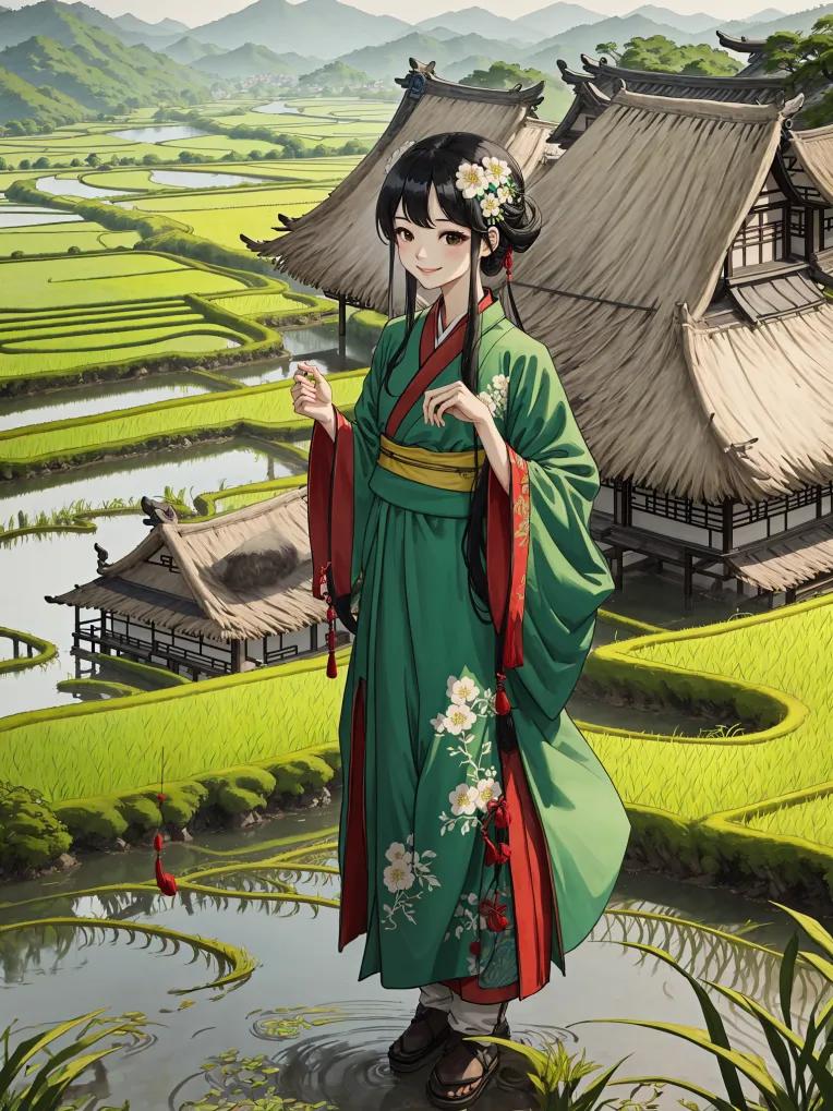 Hand-drawn illustration Chinese style