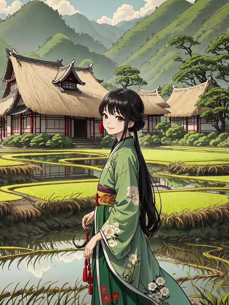 Hand-drawn illustration Chinese style