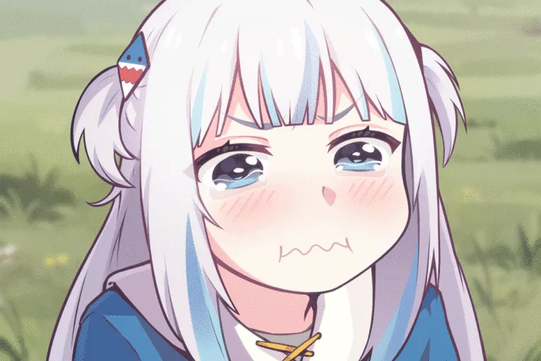 Aqua crying/begging anime meme | Kono Subarashii S