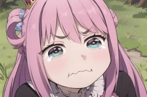 Aqua crying/begging anime meme | Kono Subarashii S