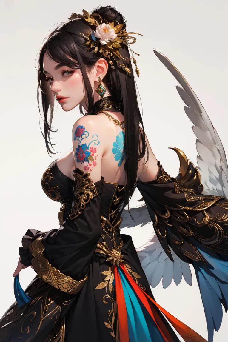 Fantasy and Gorgeous | Thick Painting Game CG Style Enhancement