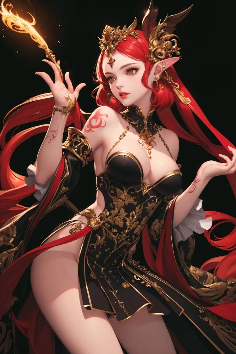 Fantasy and Gorgeous | Thick Painting Game CG Style Enhancement