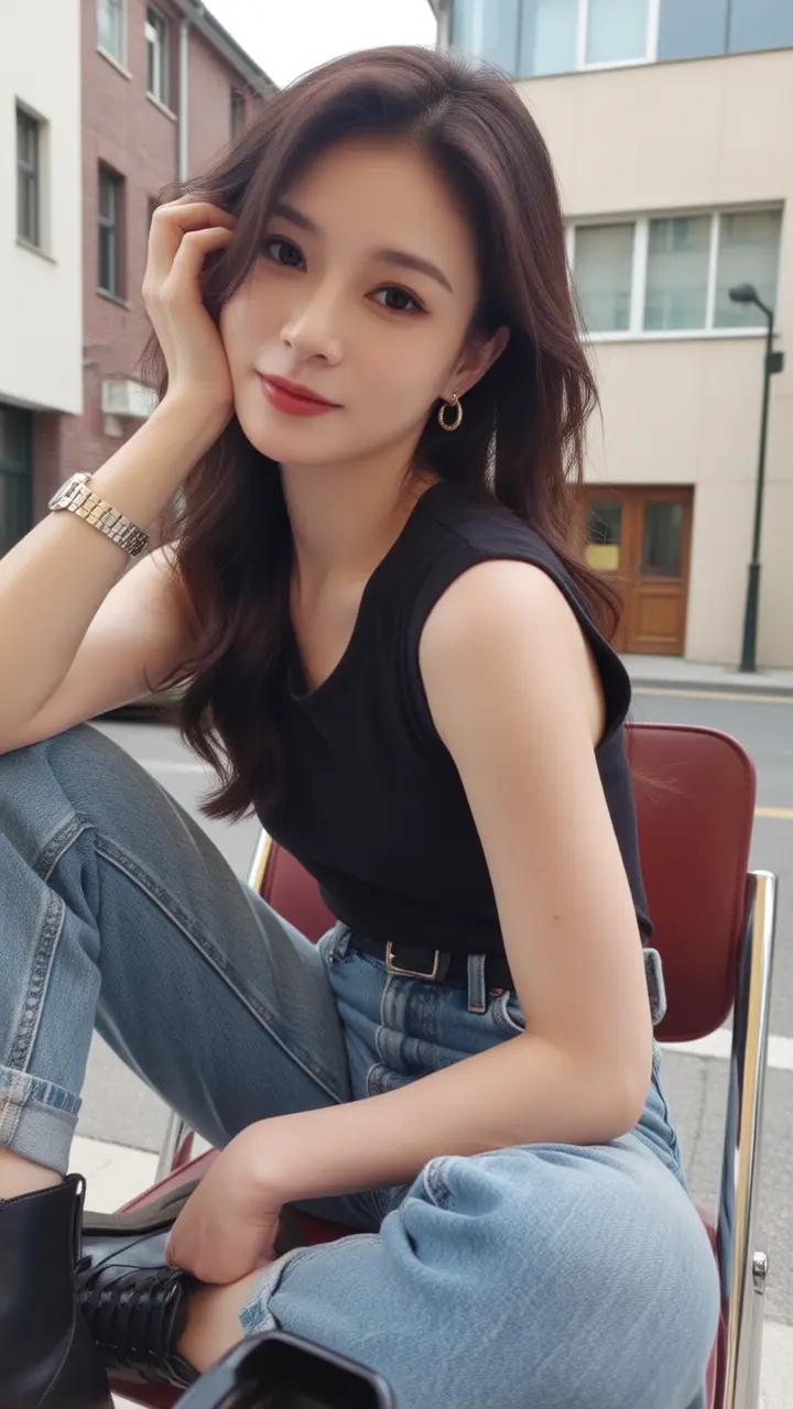 Chinese internet celebrity model image generation Text-to-image without reference v3.0