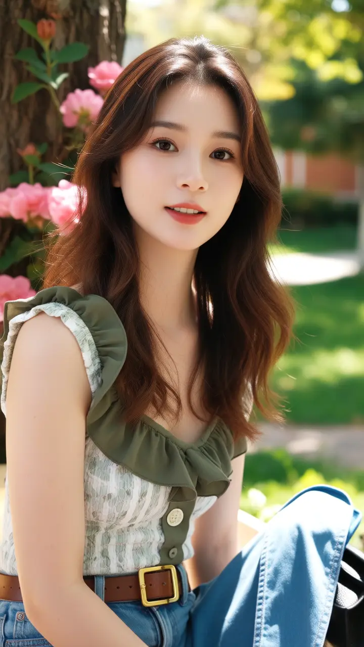 Chinese internet celebrity model image generation Text-to-image without reference v3.0