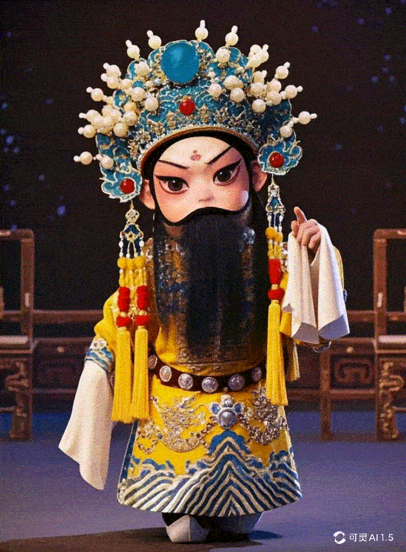中国浙江非遗:昆曲五家门 IP戏曲形象设计 国风手办