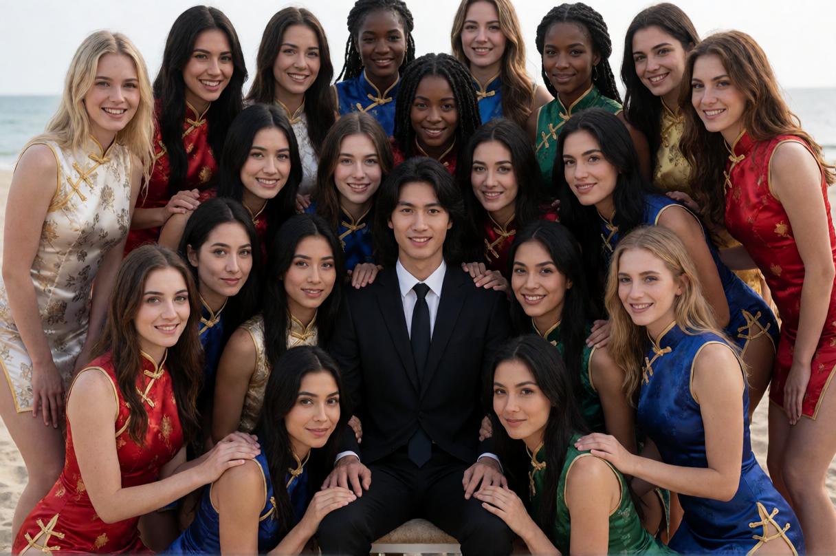 PornMaster Krea2 Surrounded by multiple people slider