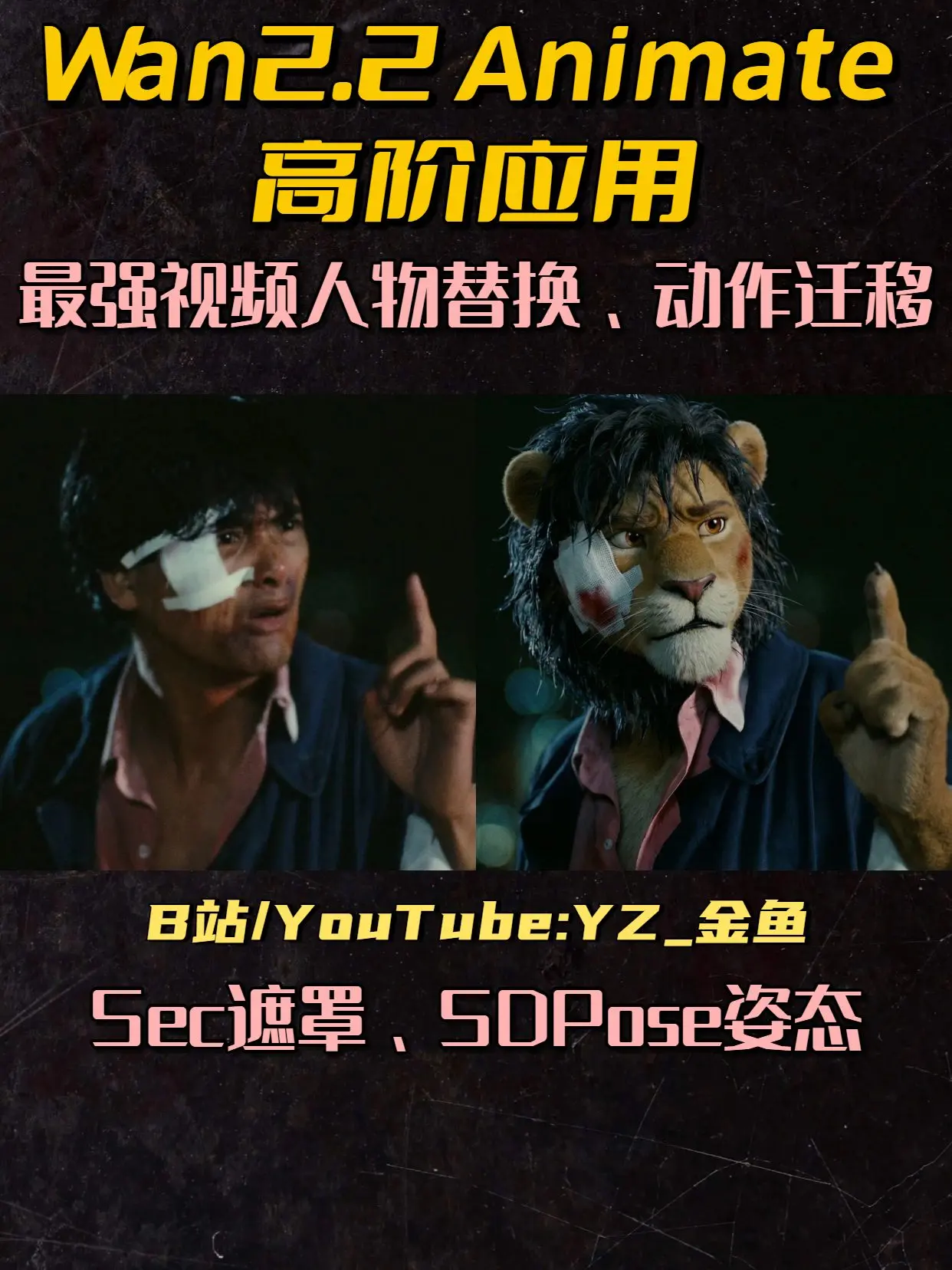 YZ Goldfish Wan Animate_Mix_KJ Edition_Official Edition