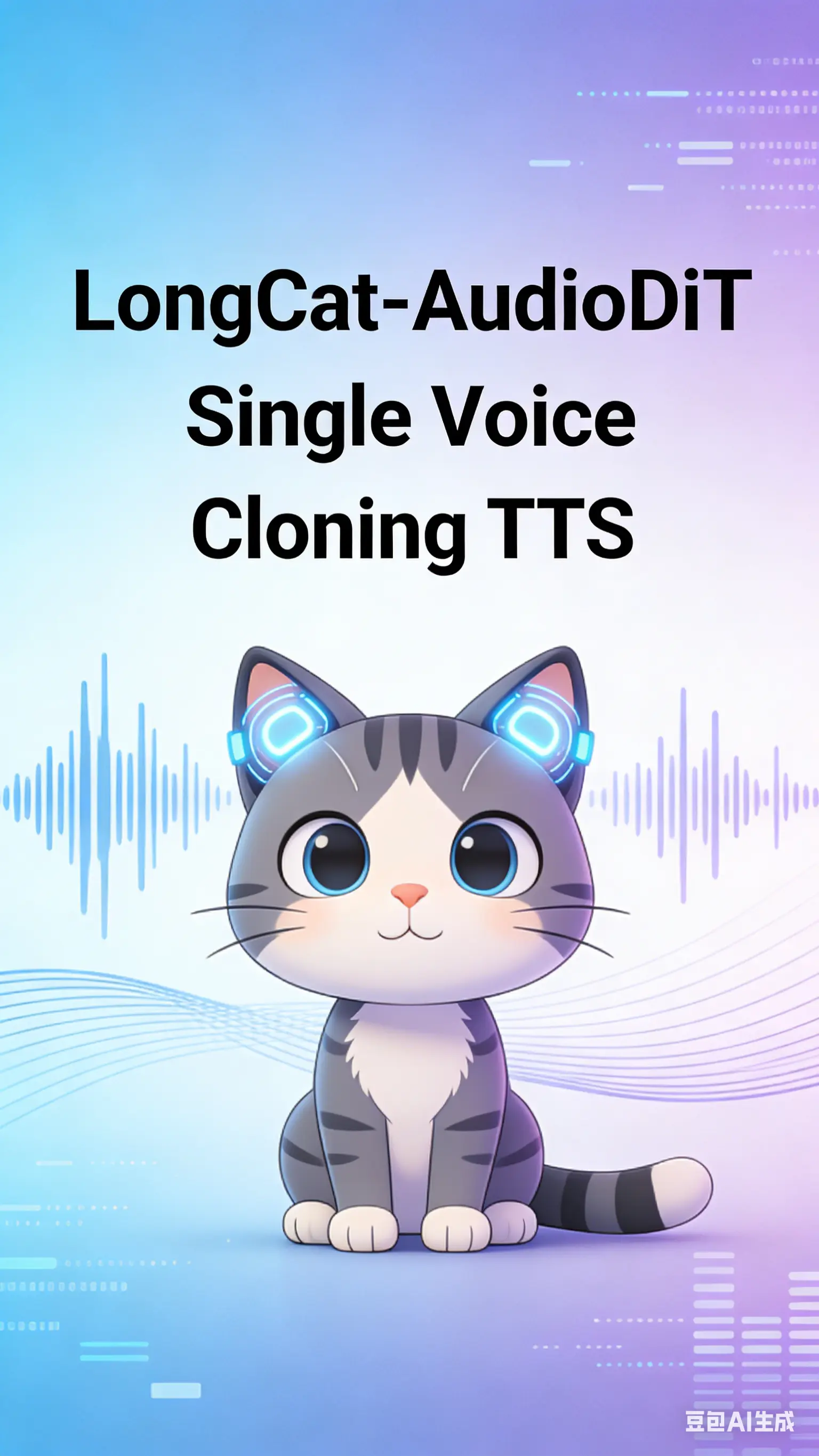 LongCat AudioDiT single-speaker voice cloning TTS