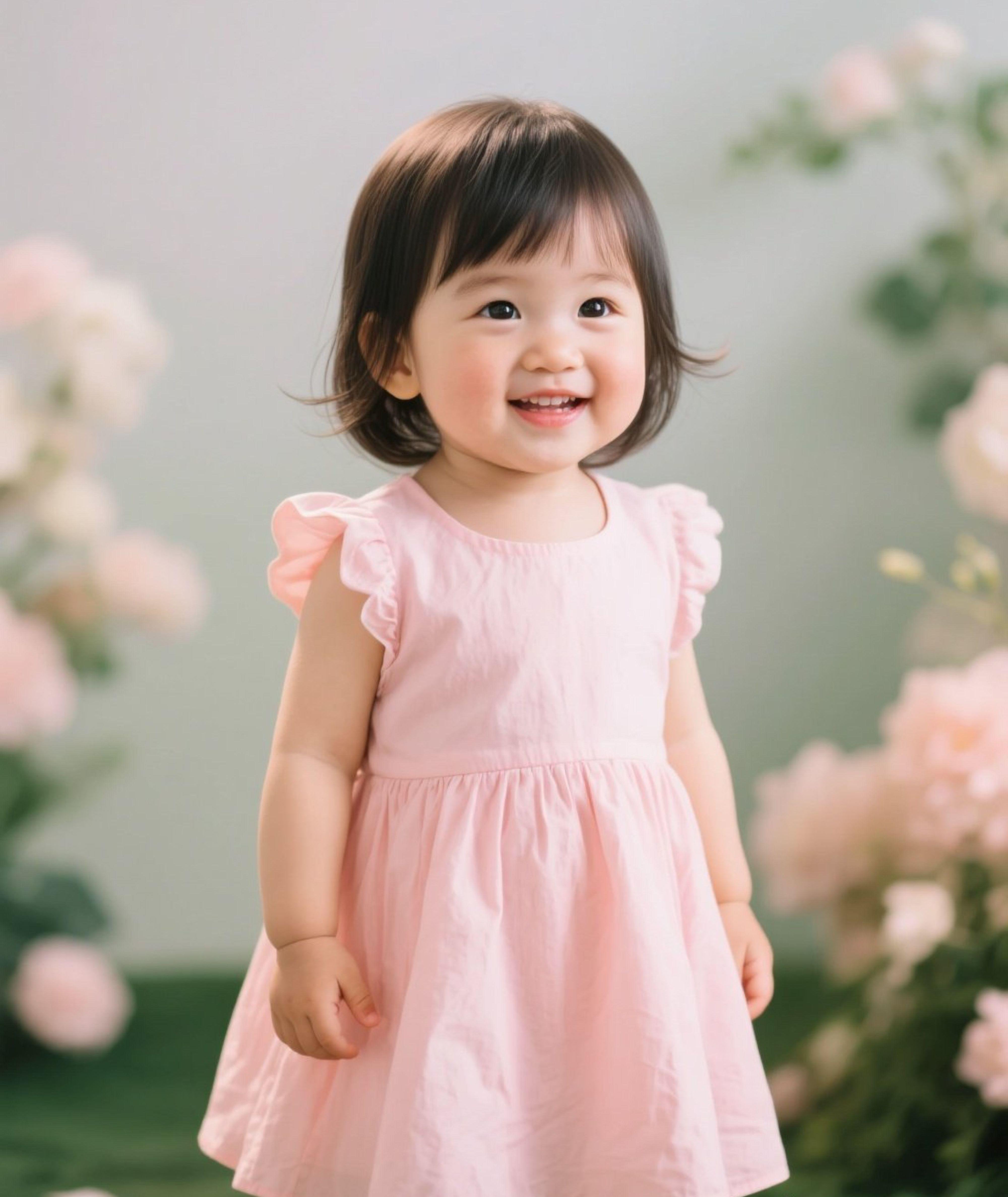 Children girl photography portrait enhancement