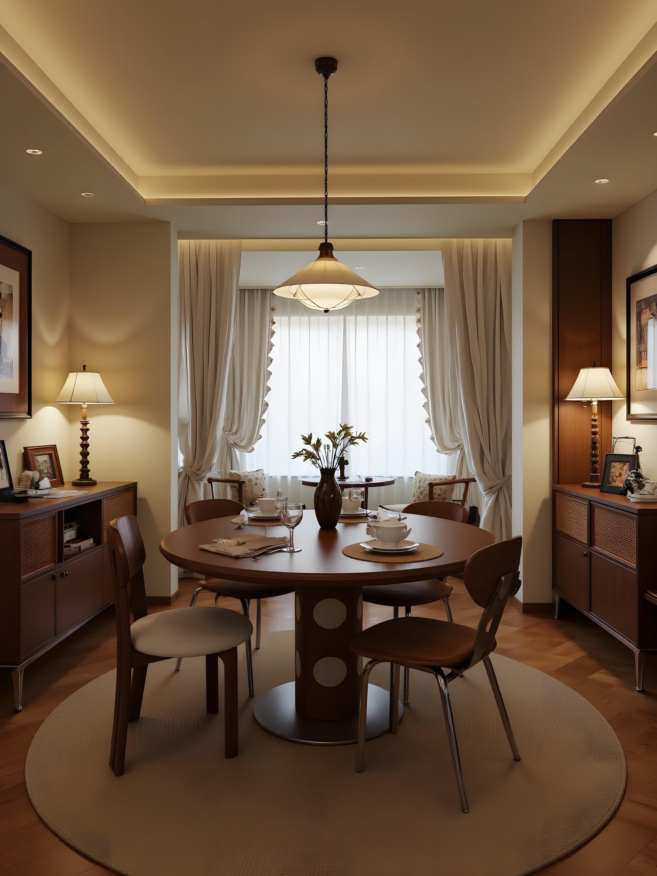 Interior design decoration style old money retro style whole decoration style model