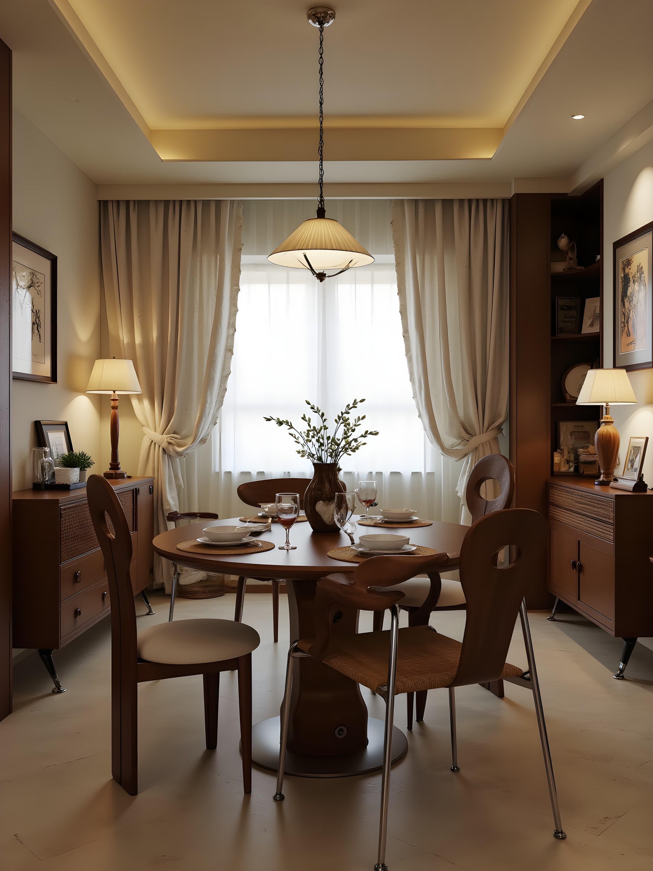 Interior design decoration style old money retro style whole decoration style model