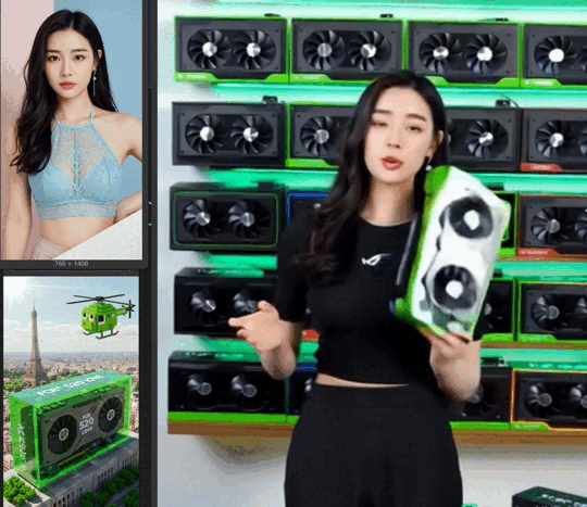 E-commerce Multi-Agent Consistent Video Generation (Phantom14B)