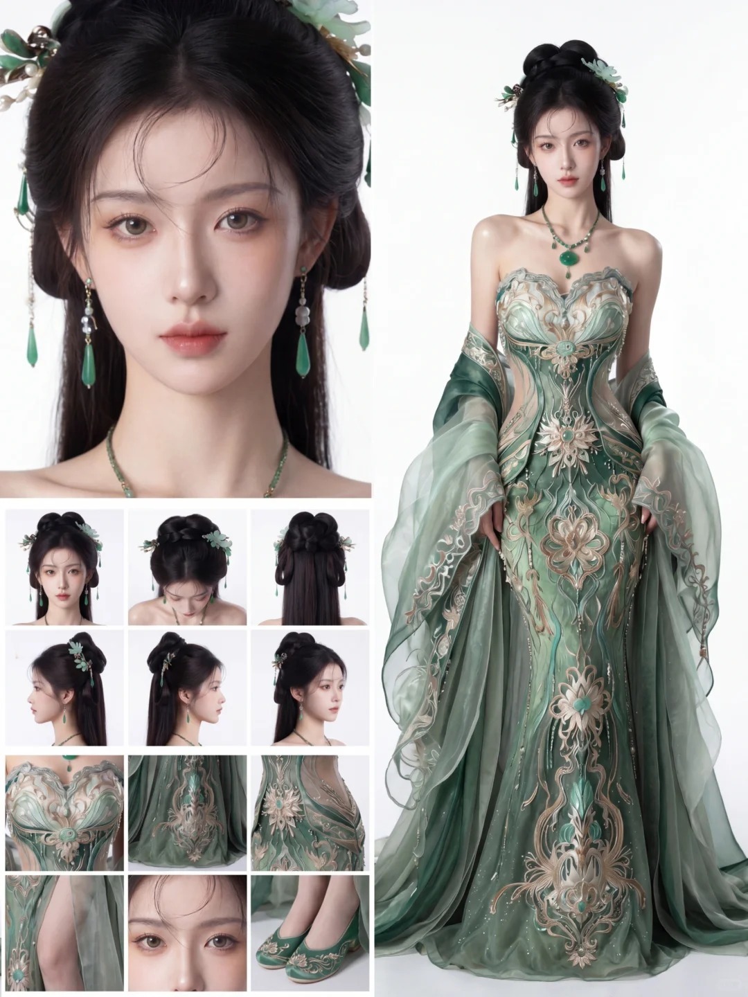 【Nanguang AIGC】Short Drama Characters - AI Short Drama Characters + Headdress & Costume Portrait V8.0