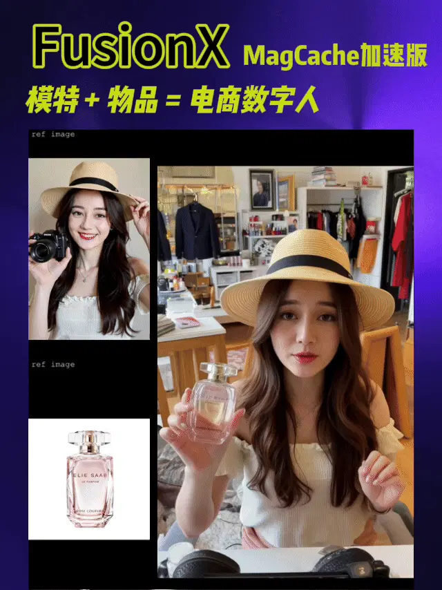 FusionX multi-image reference consistency video generation