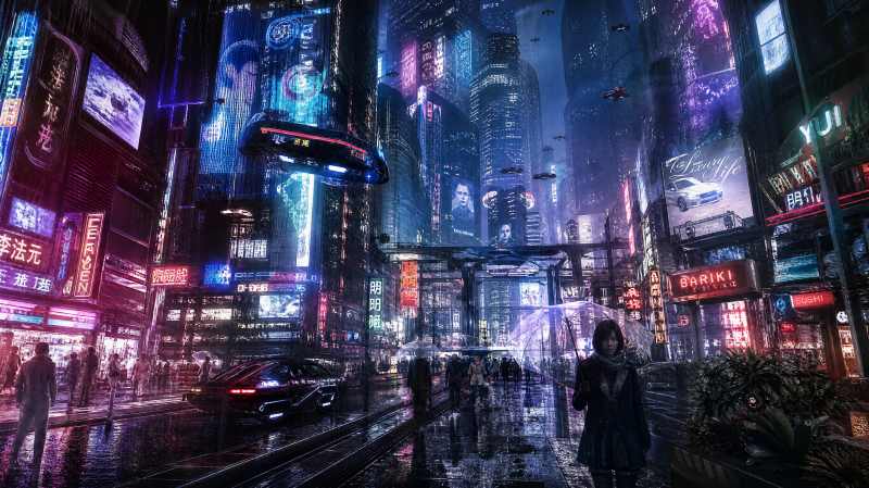 Cyberpunk City AI Generation Results