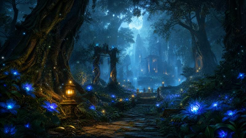 Magical Forest AI Generation Results