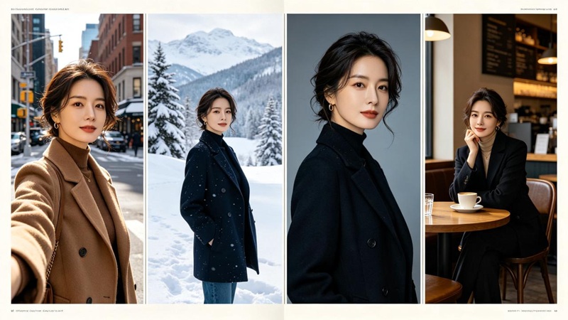 Character consistency: maintaining facial features and identity unity for the same person across different scenes