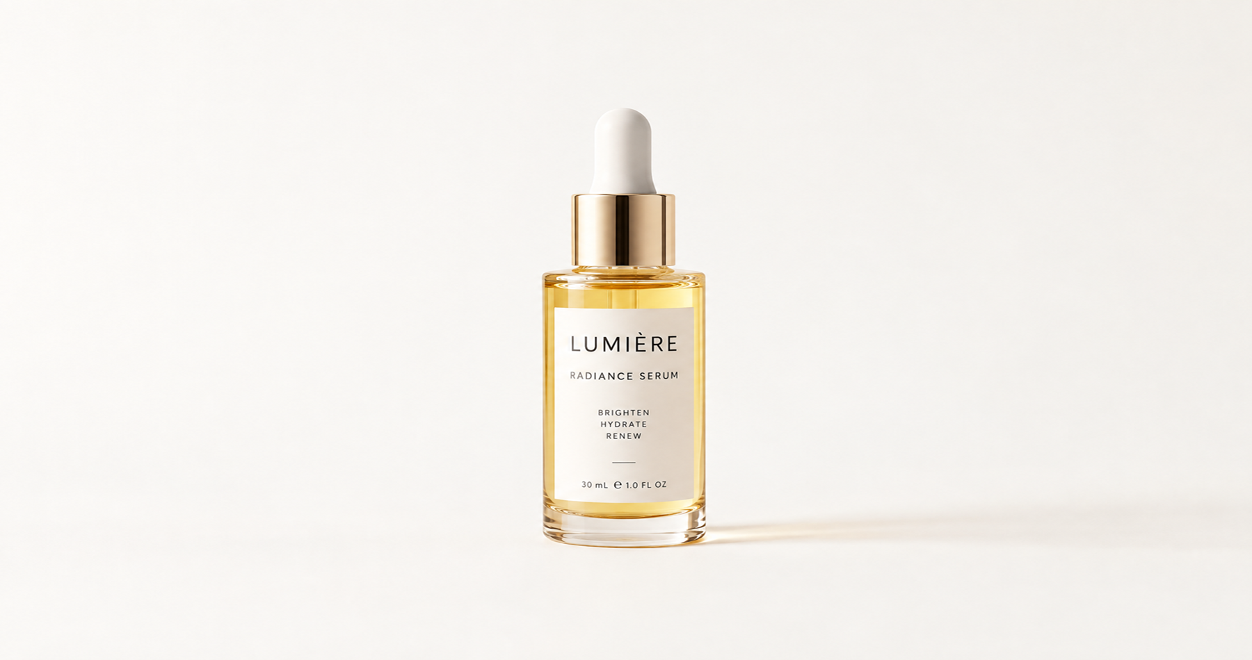 A premium skincare product poster —Final Result