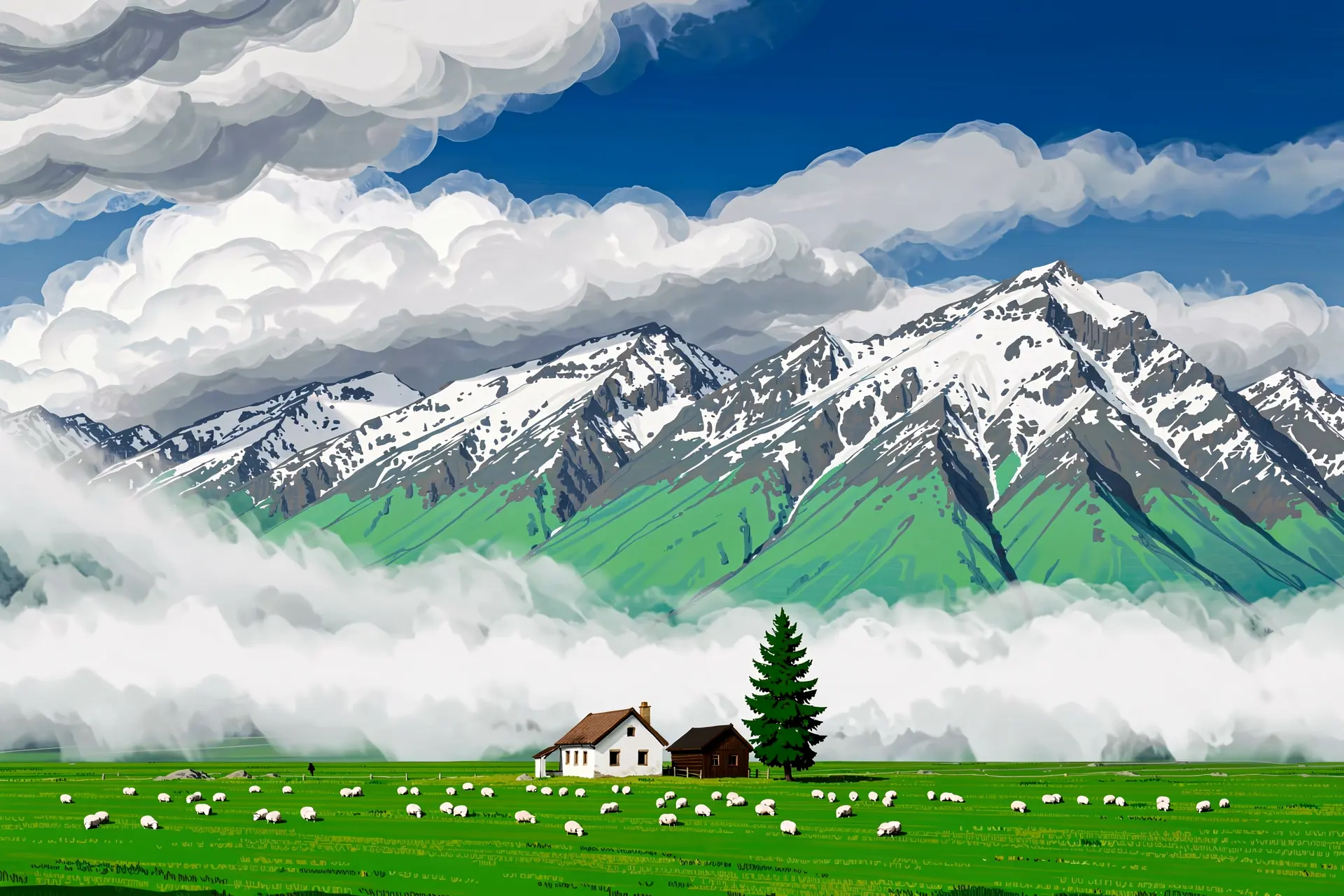 kelin Wensheng picture_Clean illustration style lora