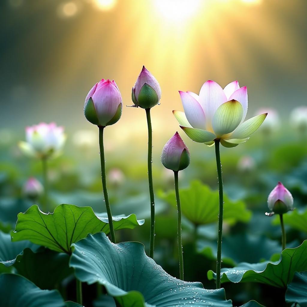The lotus is real and natural.