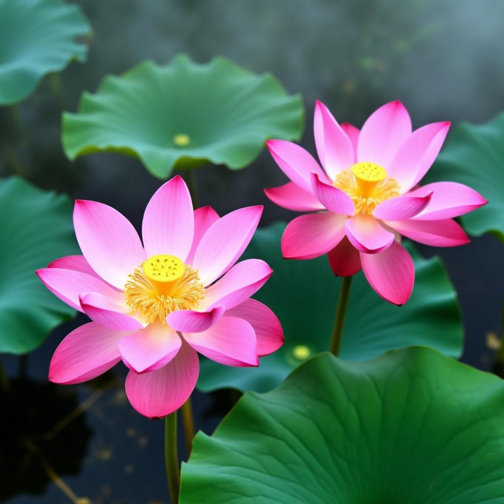 The lotus is real and natural.