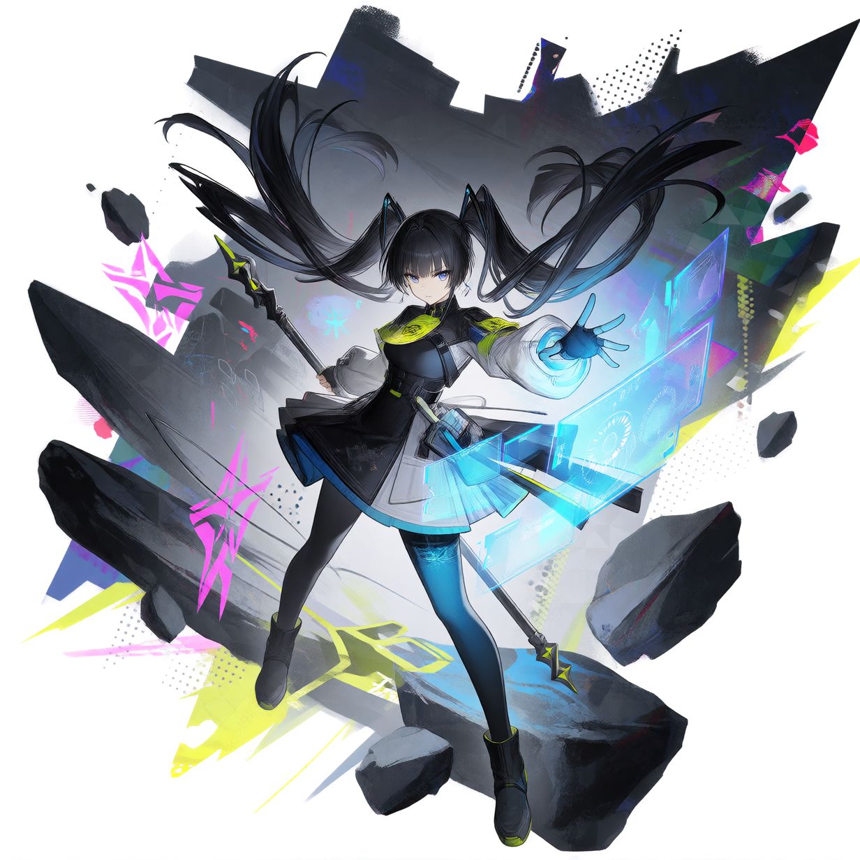 <Krea 2> - Arknights: Endfield Gacha Splash Art Style LoRA