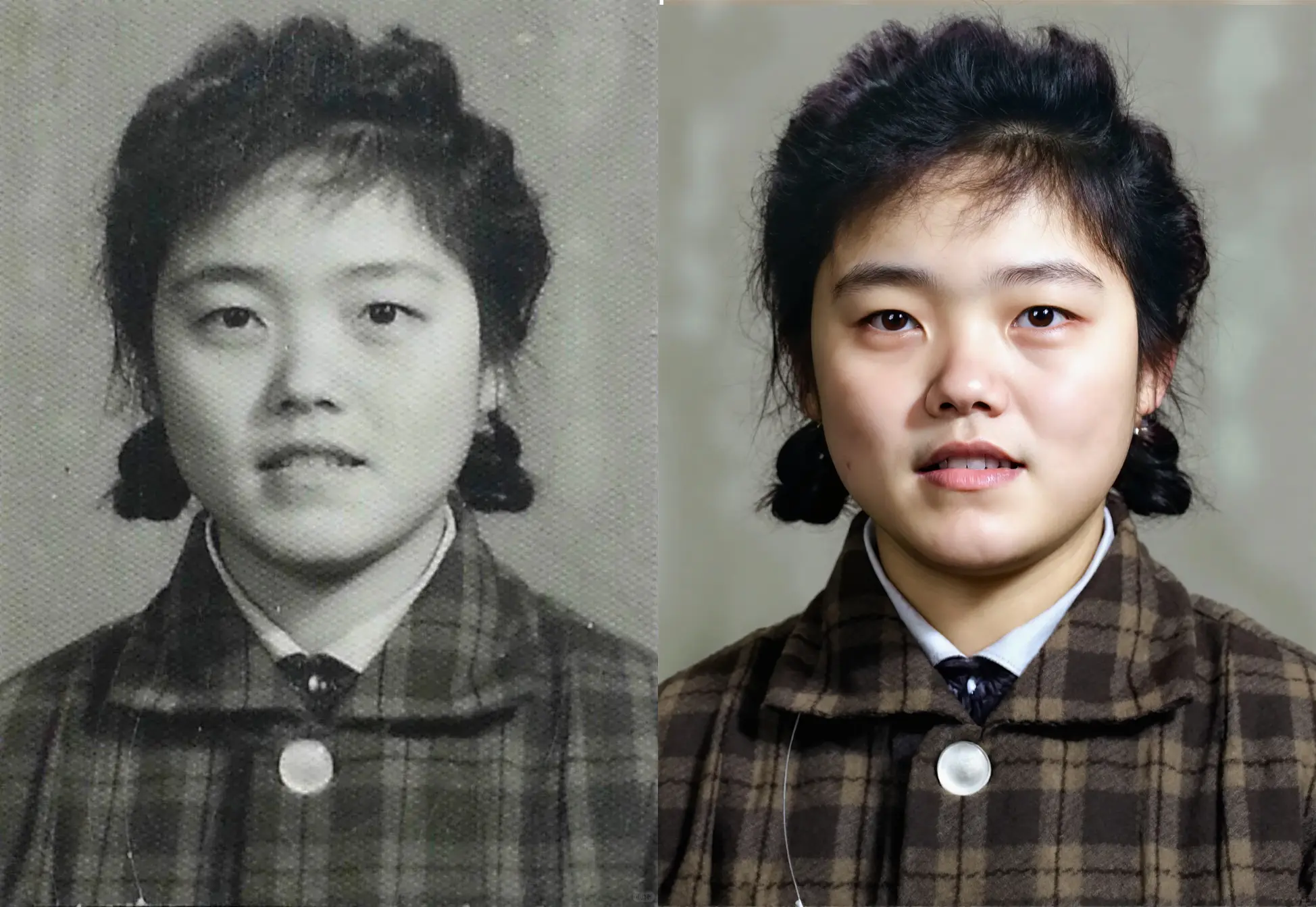 Realistic old photo restoration process