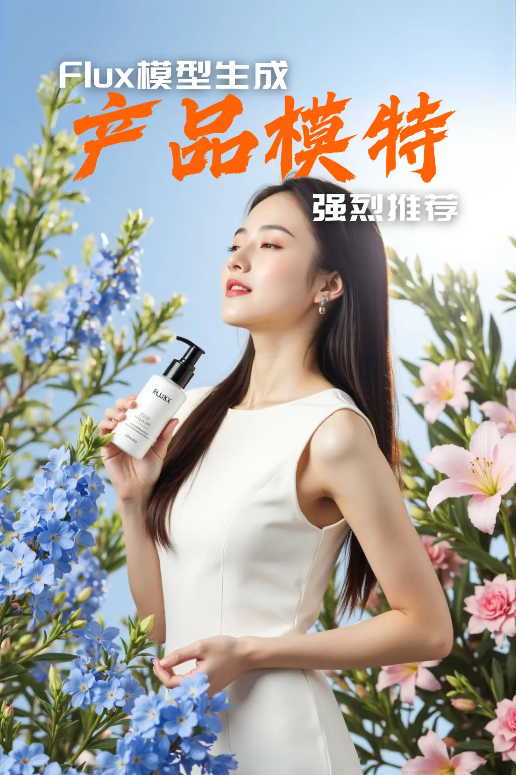 AI automatically generates model holding product images, e-commerce magic tool