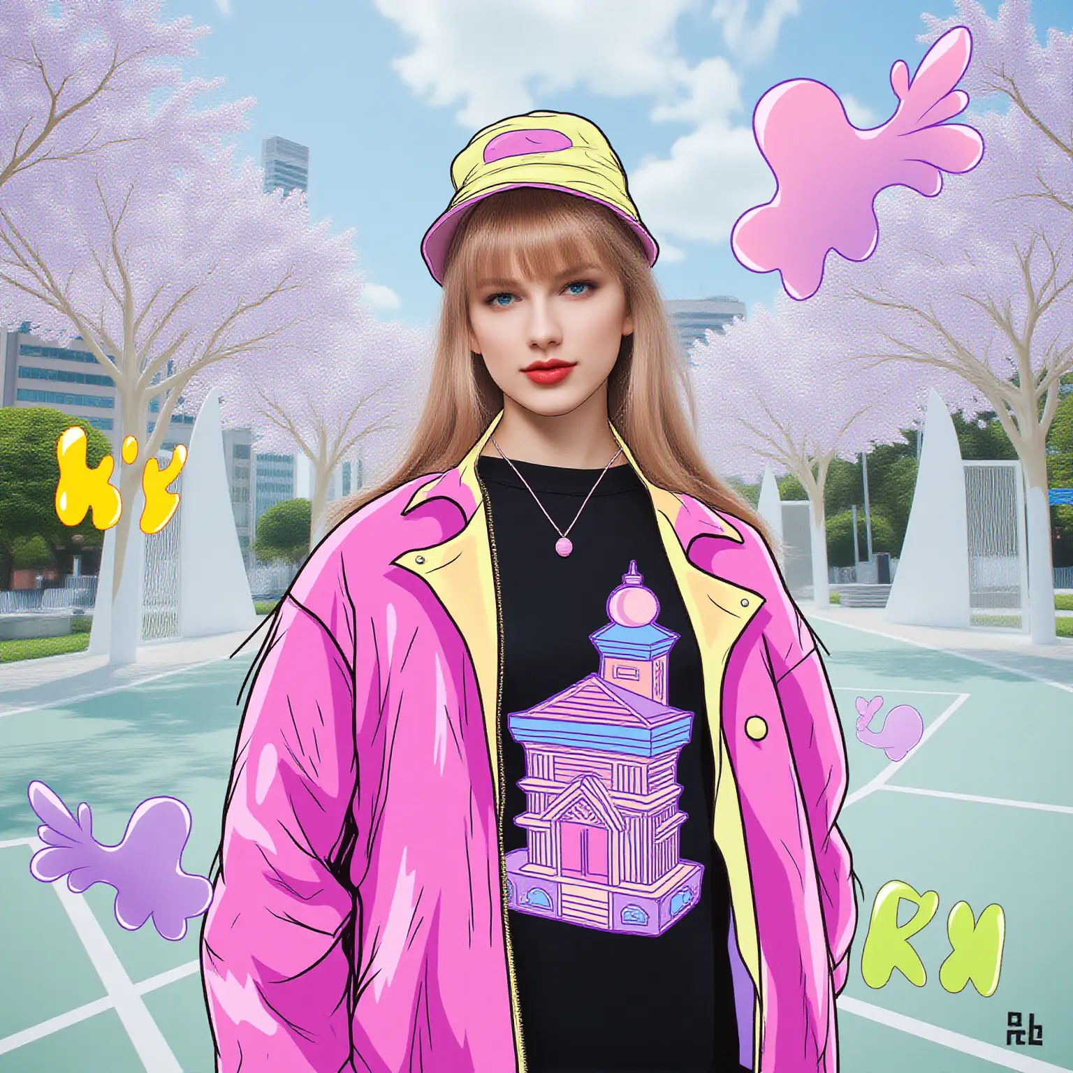 Semi-realistic semi-illustration style