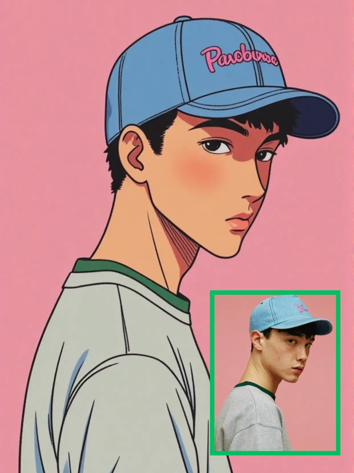 F.1 Retro style avatar