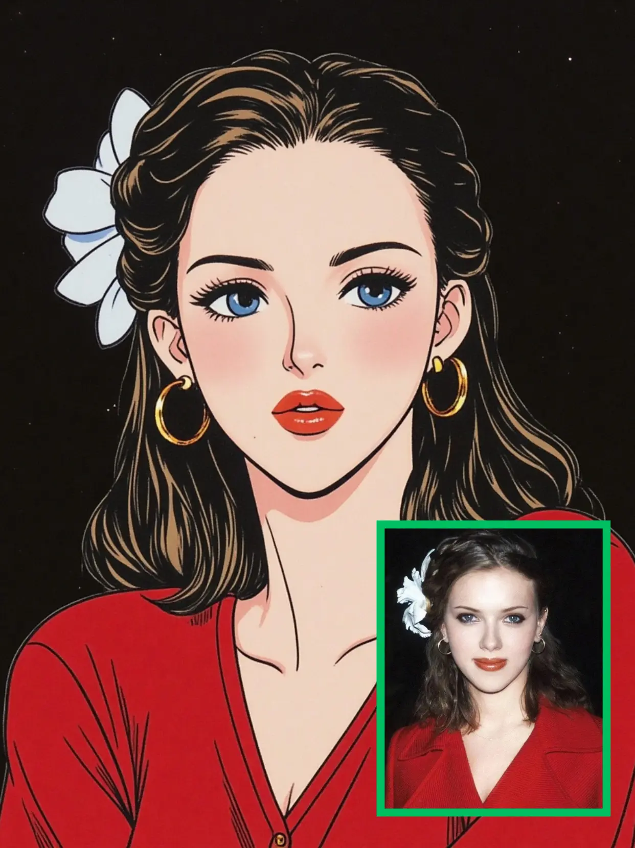 F.1 Retro style avatar