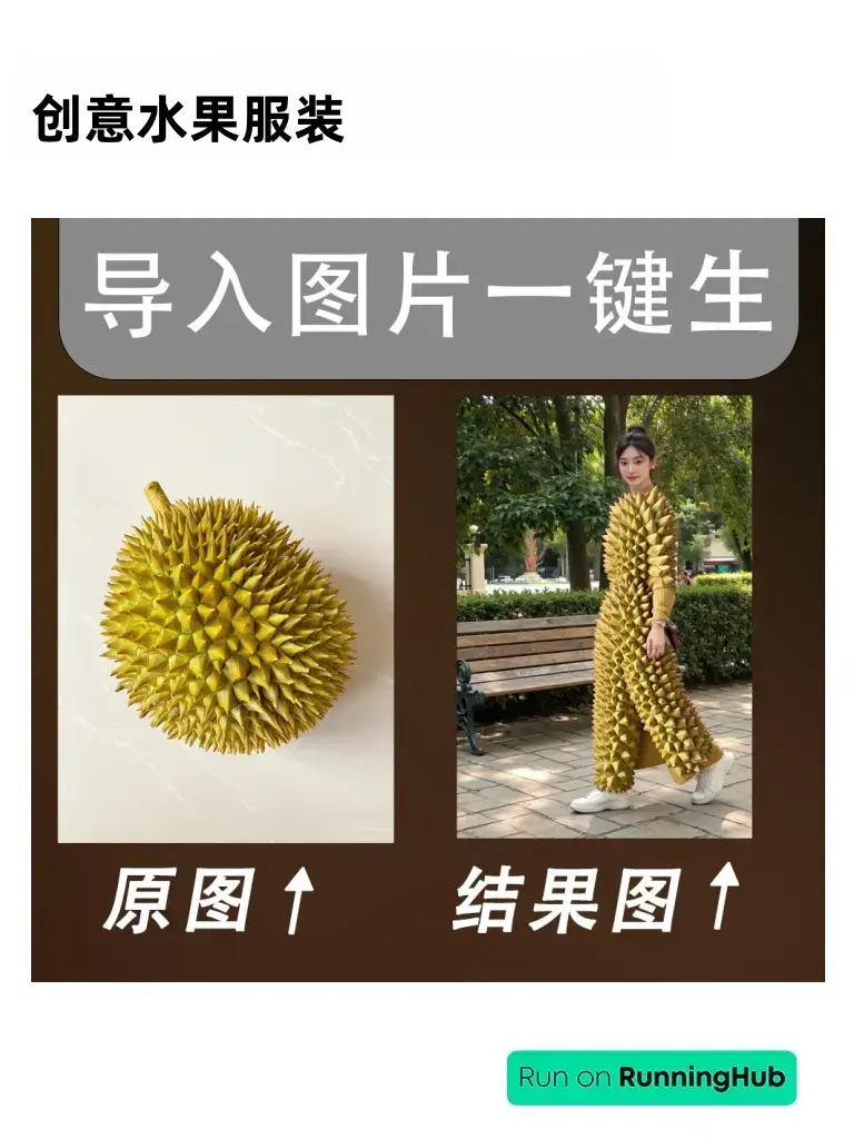 Creative fruit costume