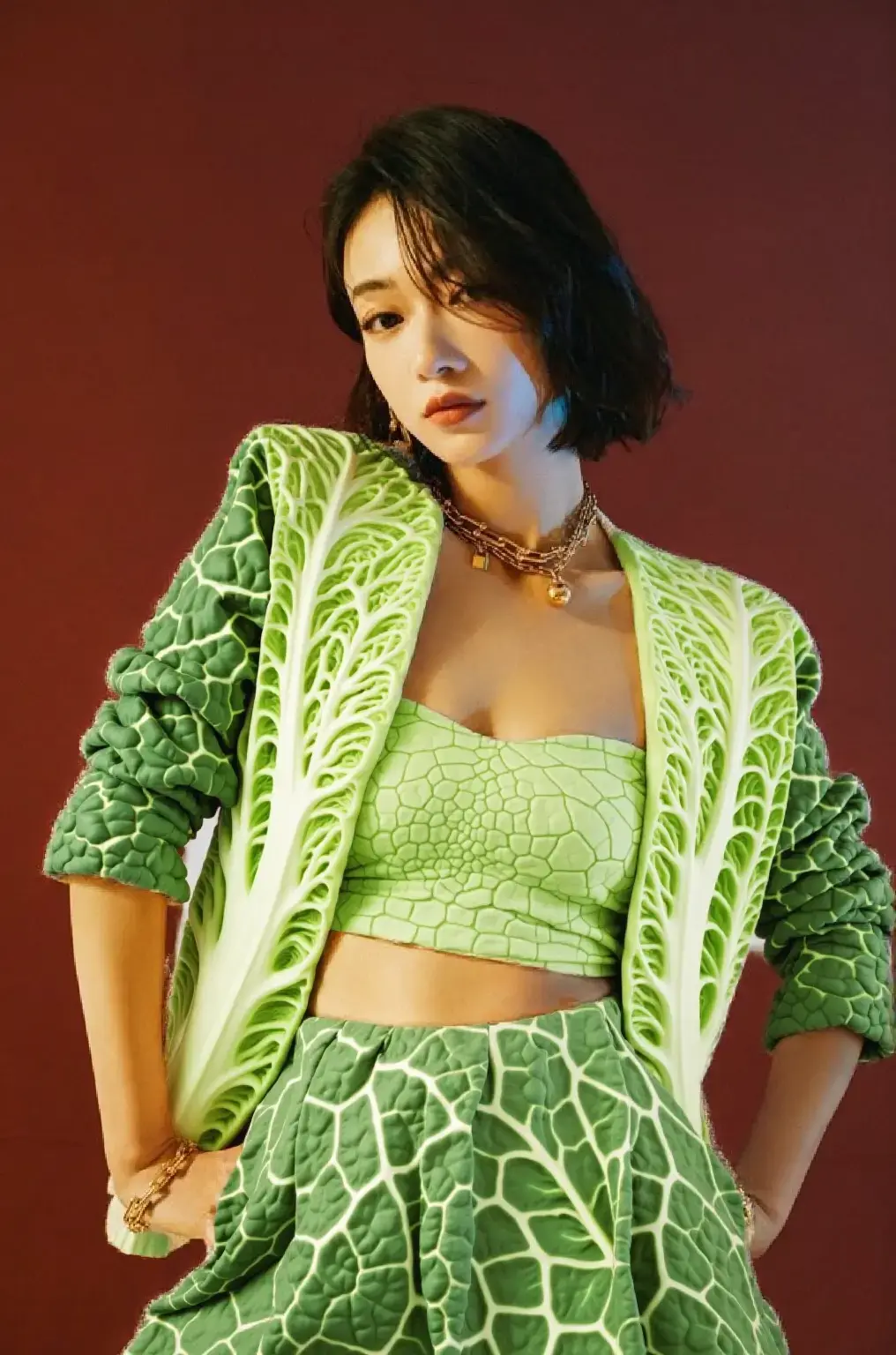 Creative fruit costume