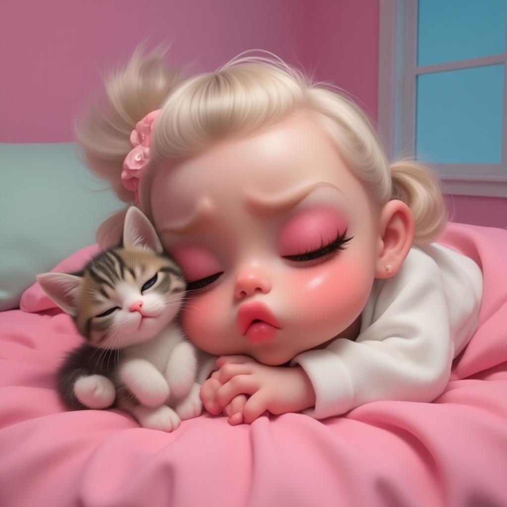 FLUX Pouty 3D Girl