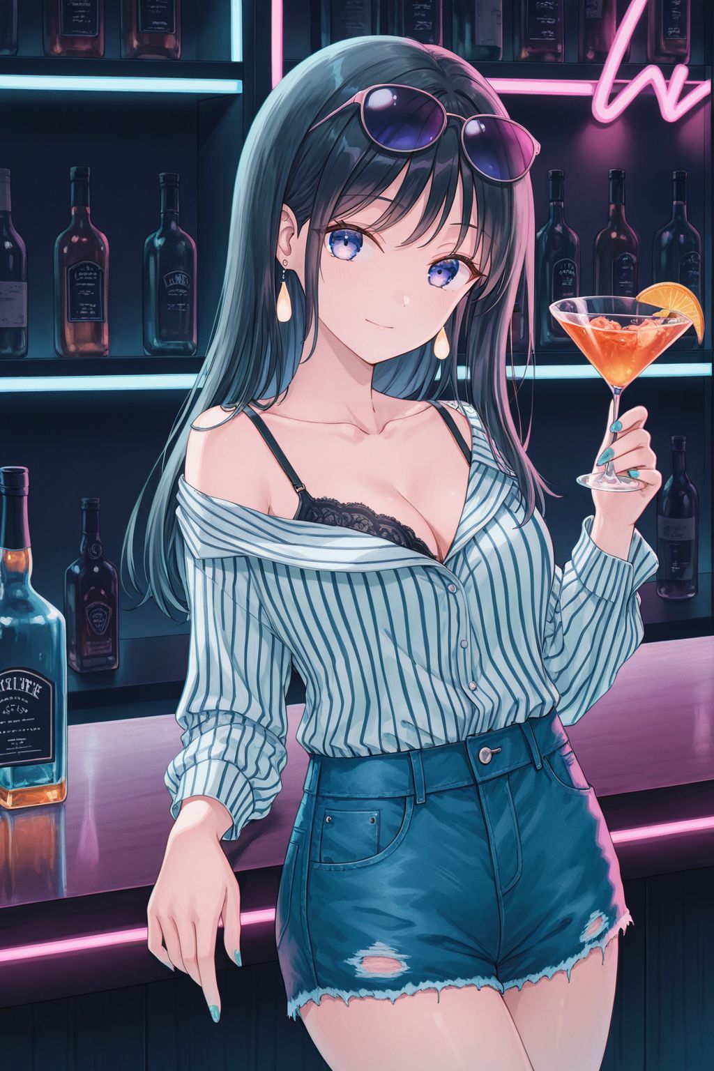 Illustrious_hand-drawn light color hiten style