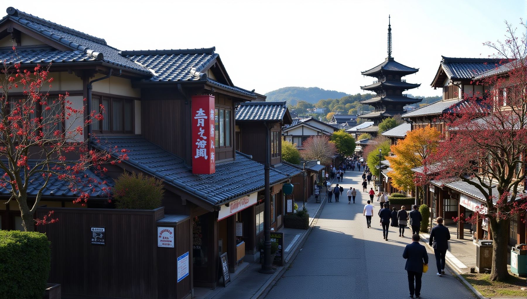 FLUX lora CHIEF Kyoto ancient street透