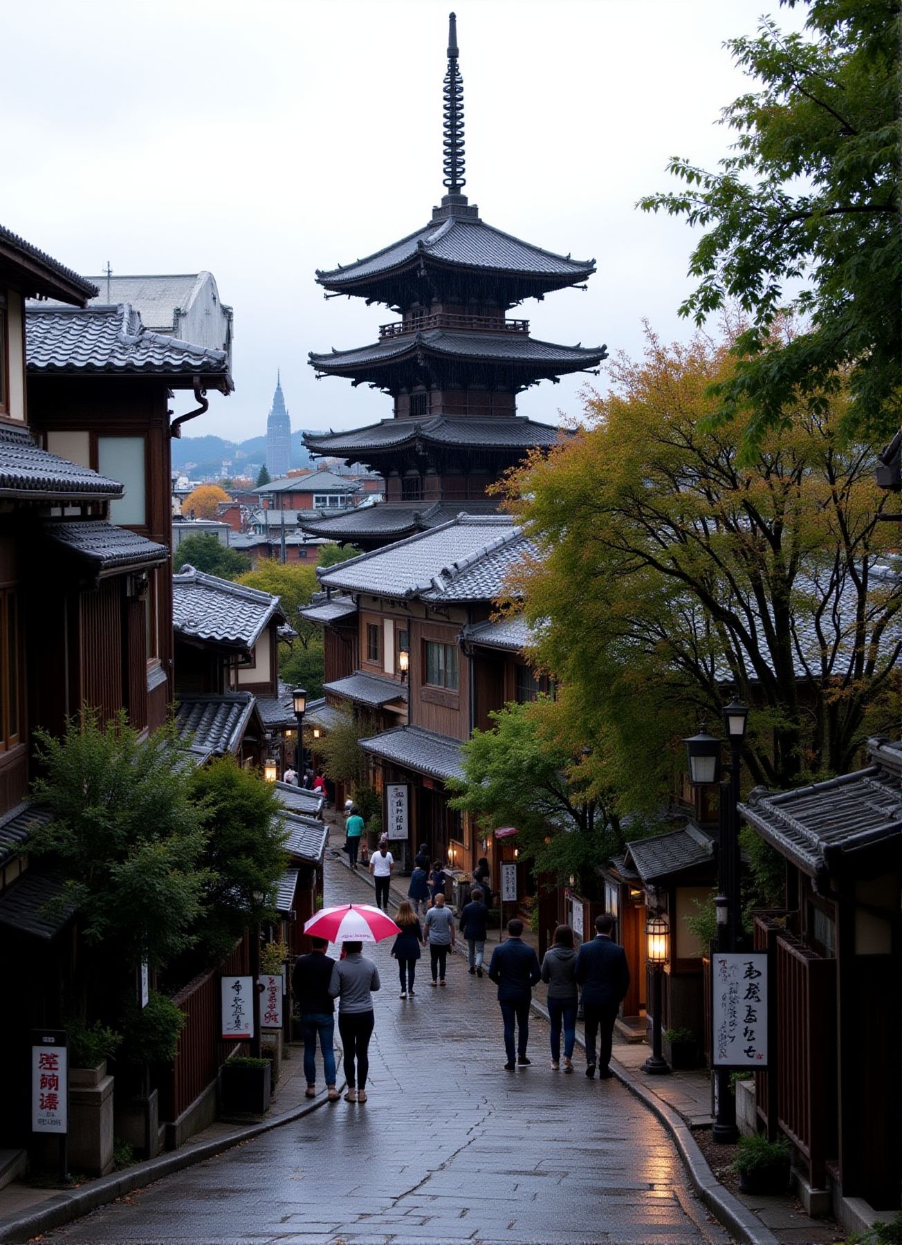FLUX lora CHIEF Kyoto ancient street透