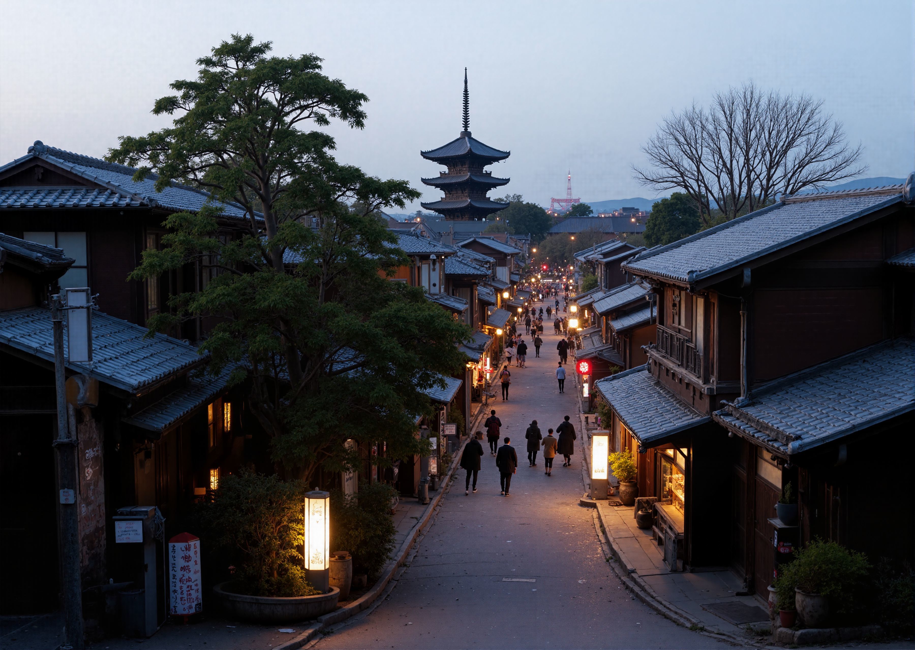 FLUX lora CHIEF Kyoto ancient street透