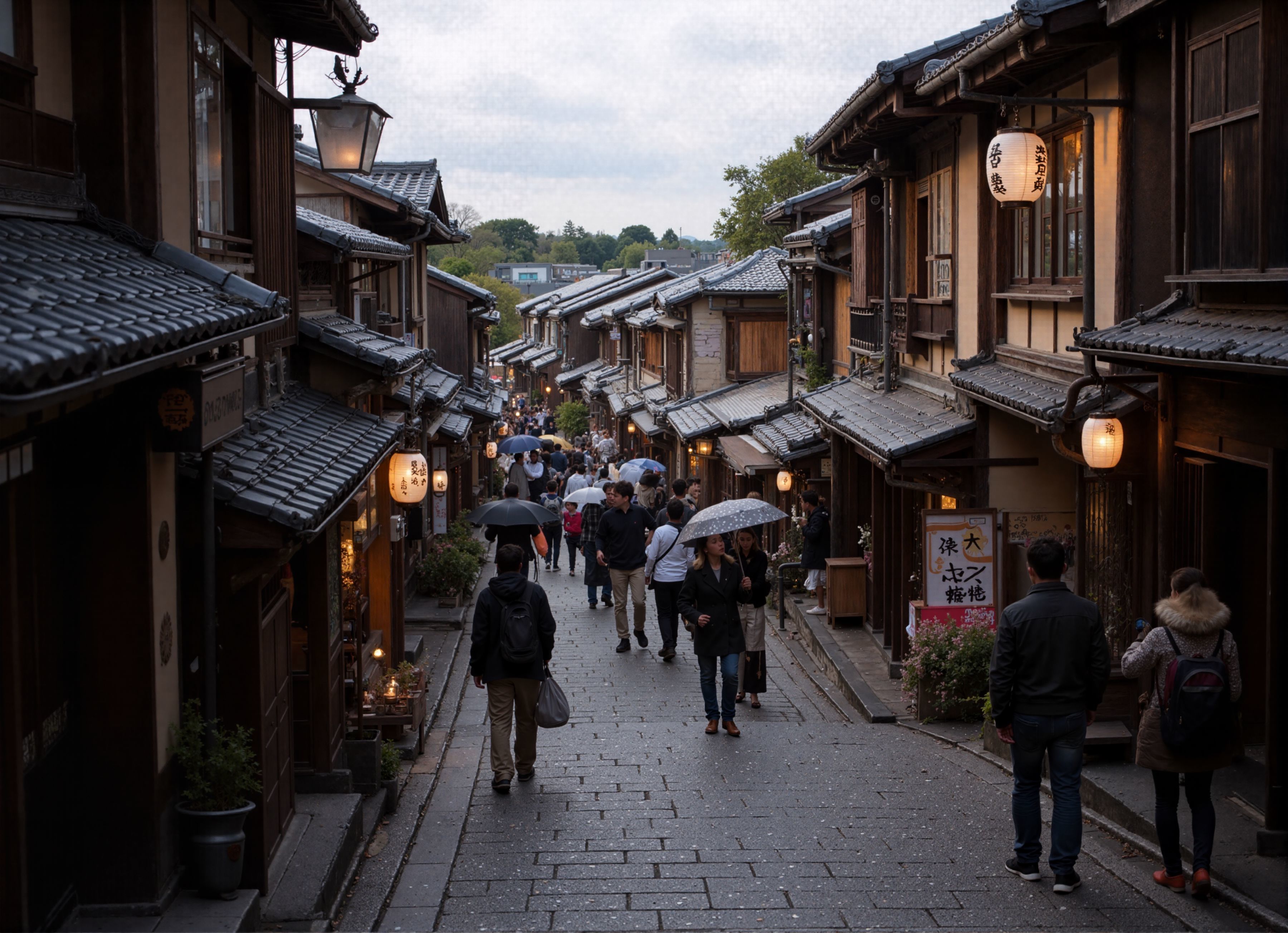 FLUX lora CHIEF Kyoto ancient street透