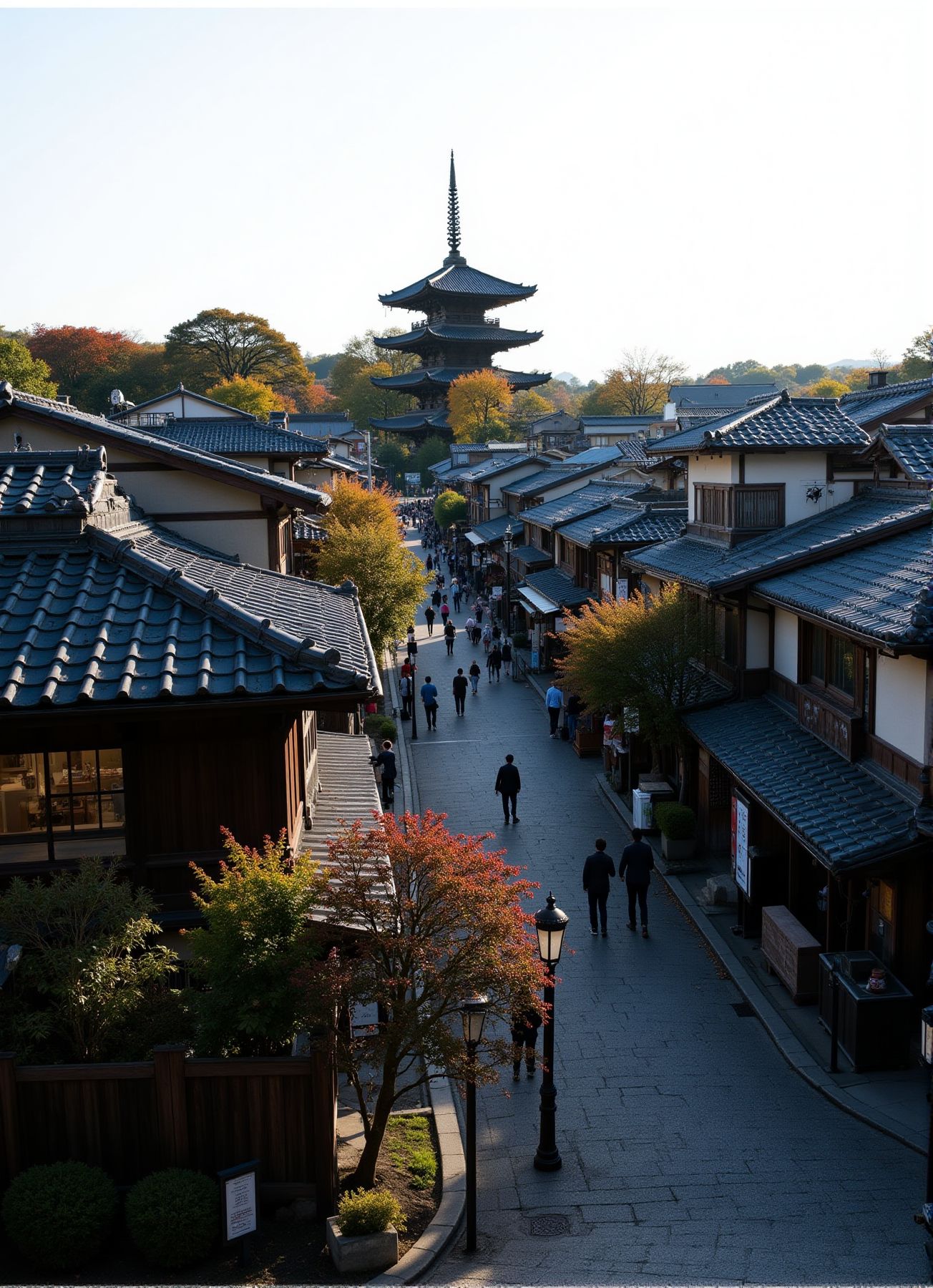 FLUX lora CHIEF Kyoto ancient street透