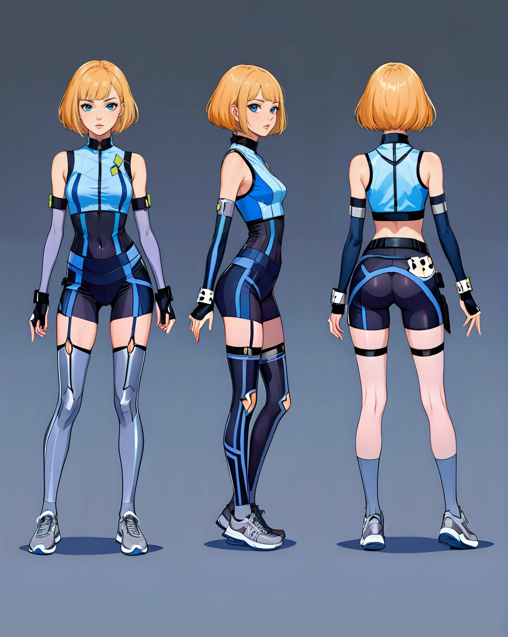 Game Character Multi-View Style Transfer