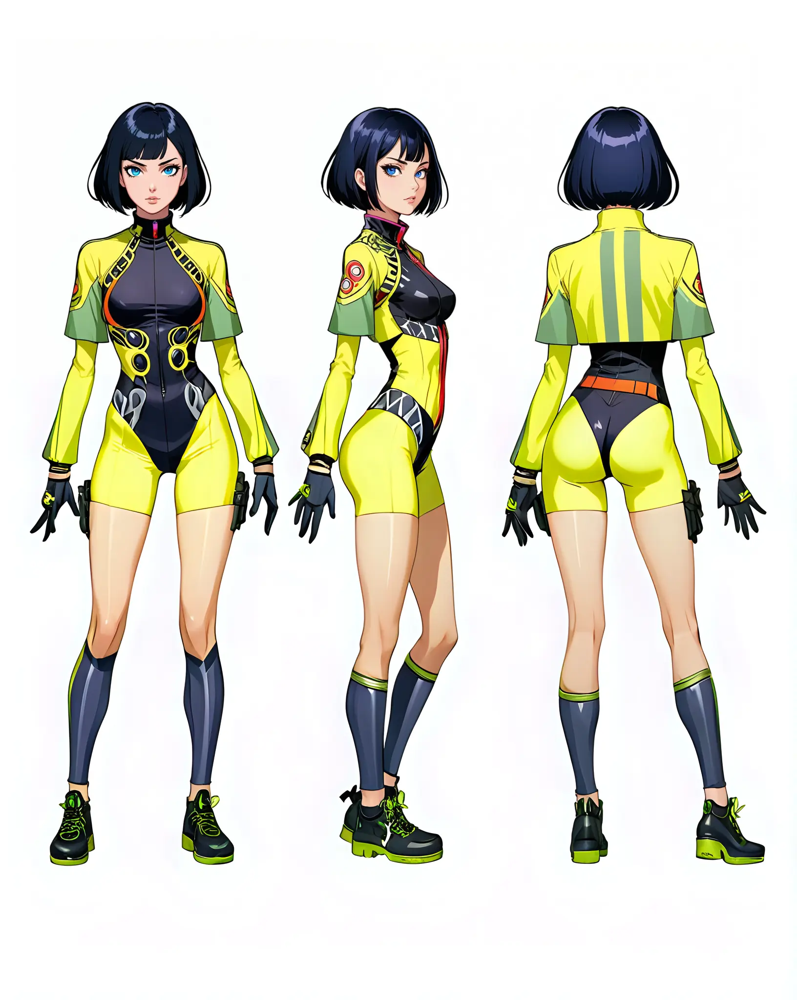 Game Character Multi-View Style Transfer