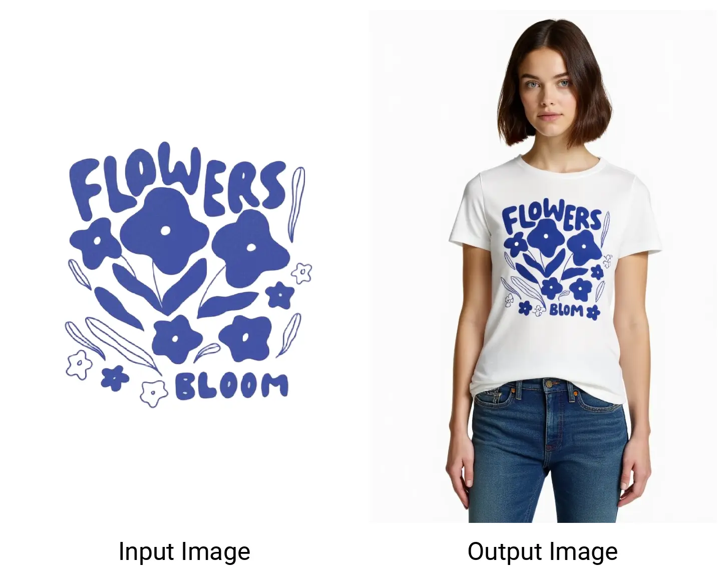 Pattern printed logo migrates to clothing