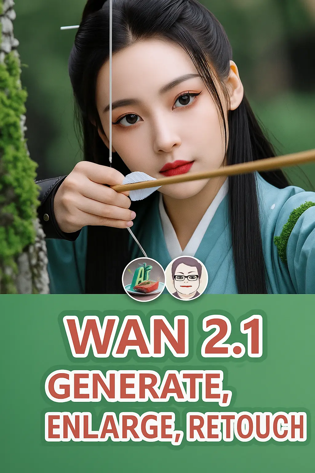 wan2.1 Raw image magnification face retouching workflow