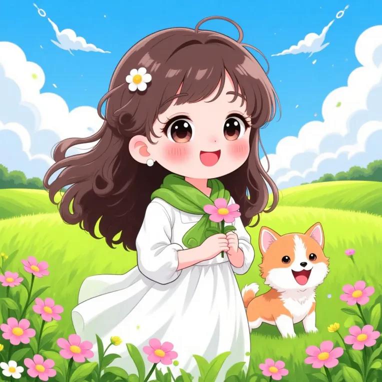 Girl's avatar | Healing style