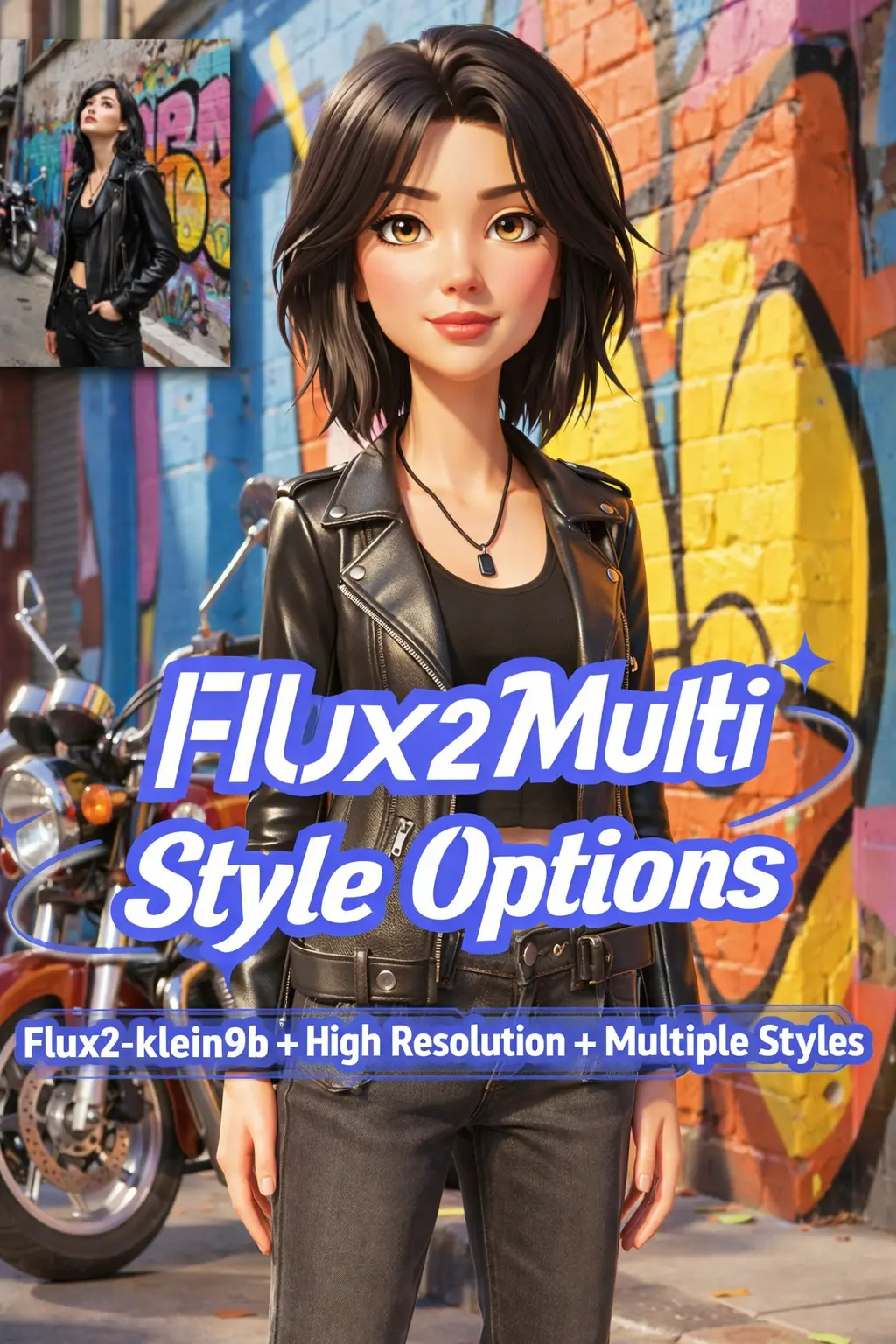 Flux 2 klein 9b HD image cleaning Multiple style options