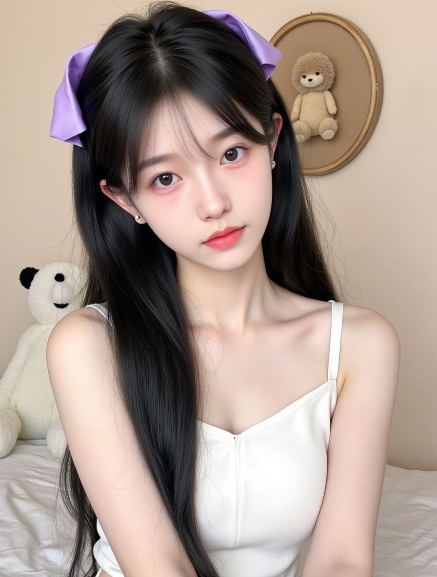 F.1 Xiaohongshu style WeChat girl avatar