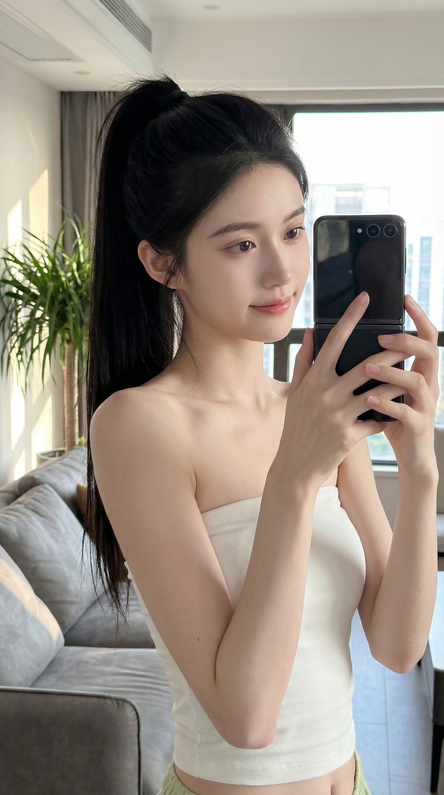 qwen2512 realistic beauty selfie