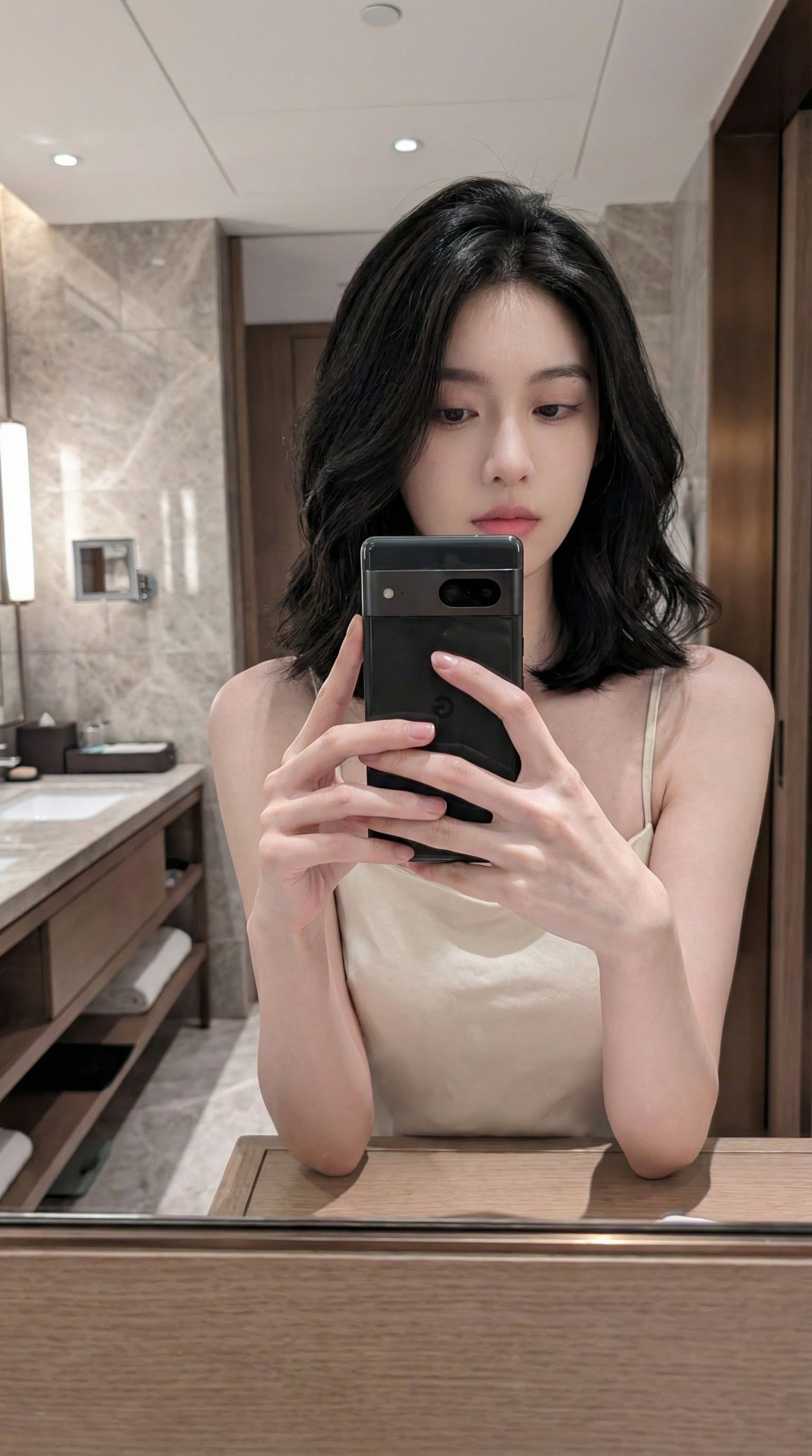 qwen2512 realistic beauty selfie