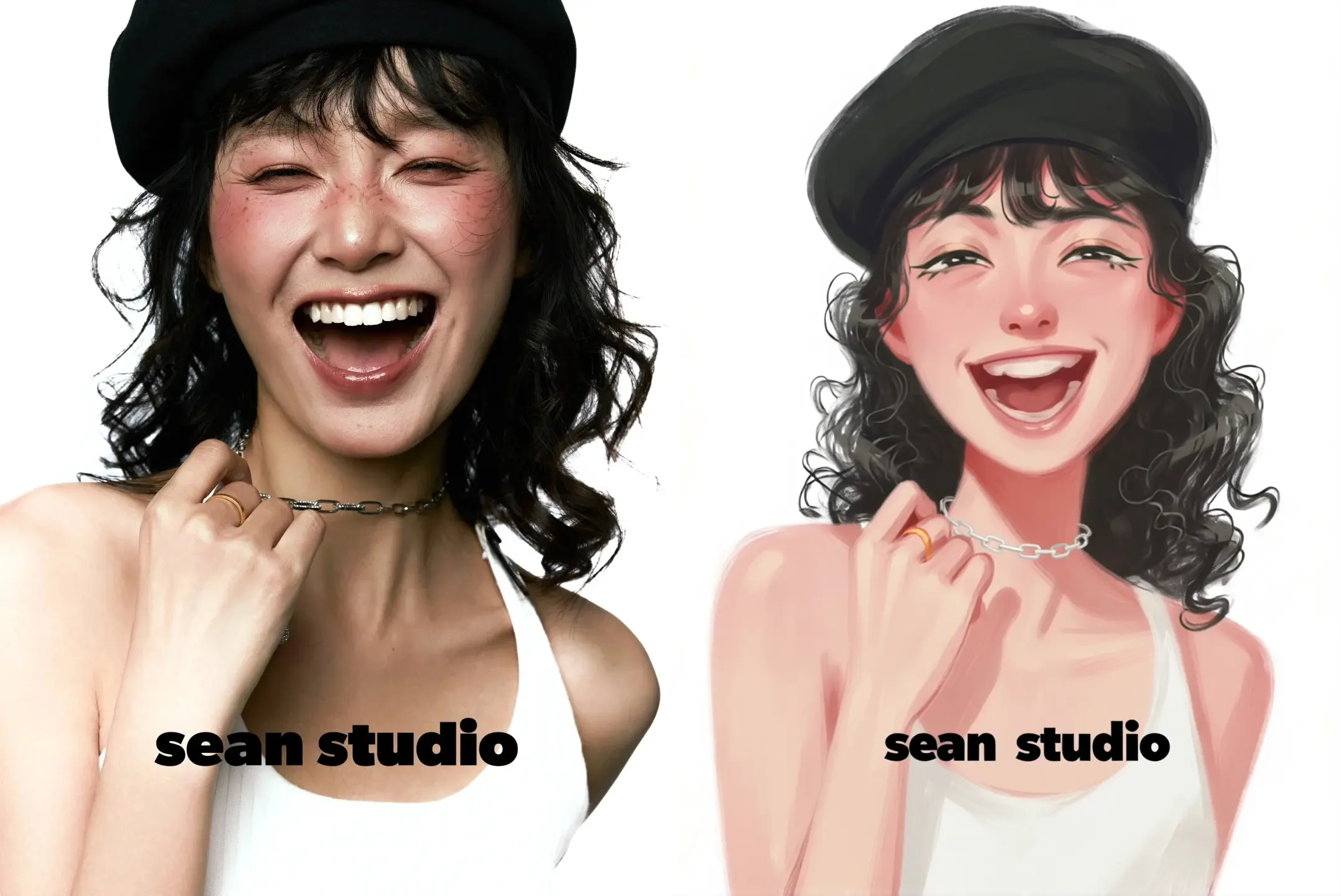 Hand-drawn illustration style_ray_QwenEdit_2511_example workflow